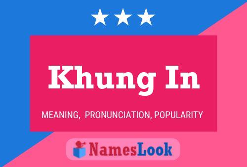 Khung In Name Poster