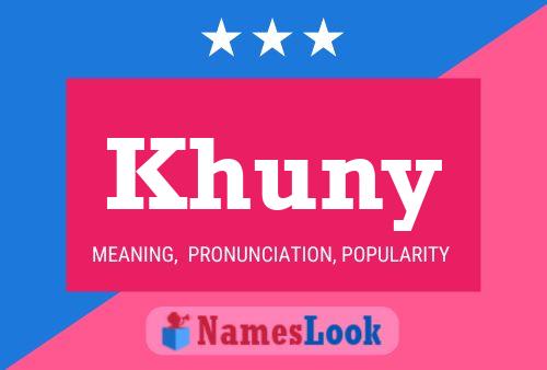 Khuny Name Poster