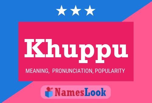 Khuppu Name Poster