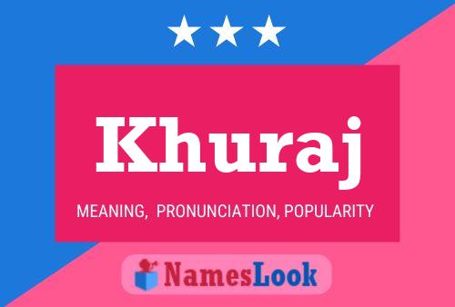 Khuraj Name Poster