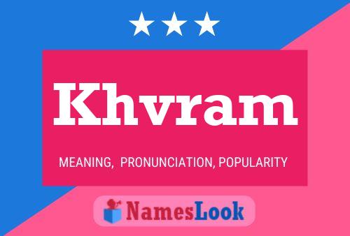 Khvram Name Poster