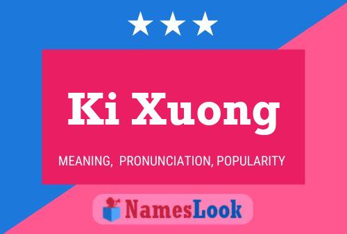 Ki Xuong Name Poster