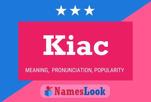 Kiac Name Poster