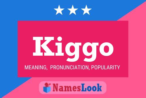 Kiggo Name Poster