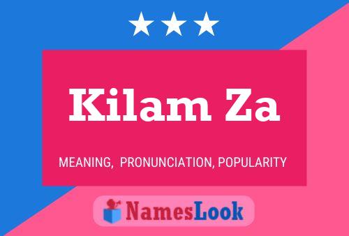 Kilam Za Name Poster