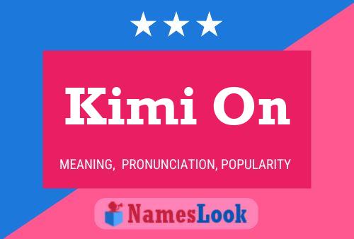 Kimi On Name Poster