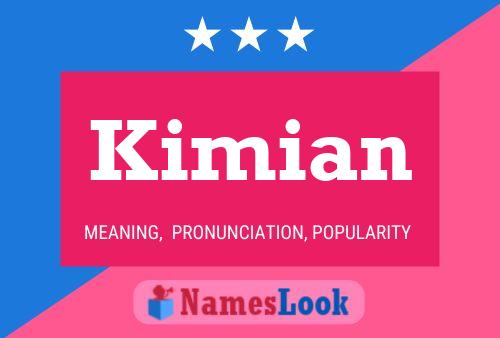 Kimian Name Poster