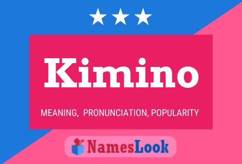 Kimino Name Poster