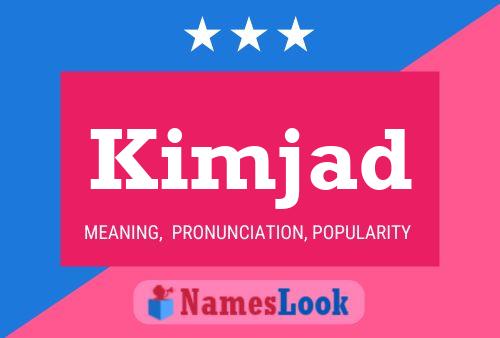 Kimjad Name Poster