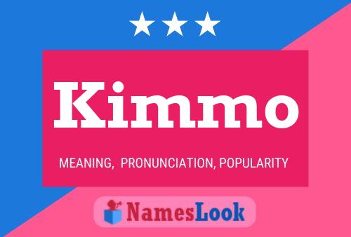 Kimmo Name Poster