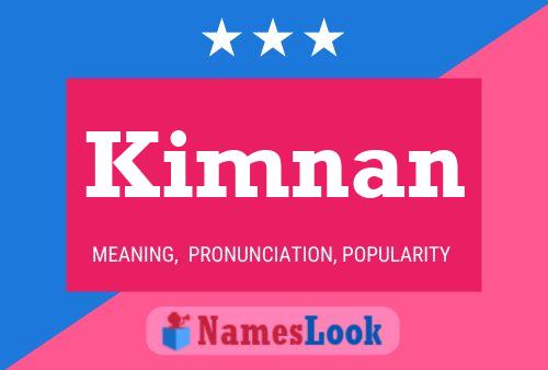 Kimnan Name Poster