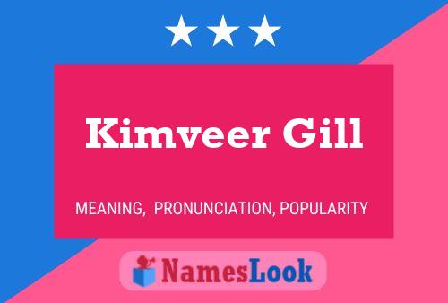 Kimveer Gill Name Poster