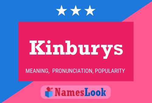 Kinburys Name Poster