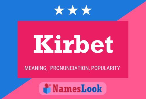 Kirbet Name Poster