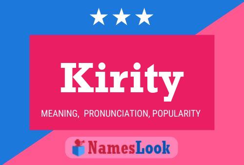 Kirity Name Poster