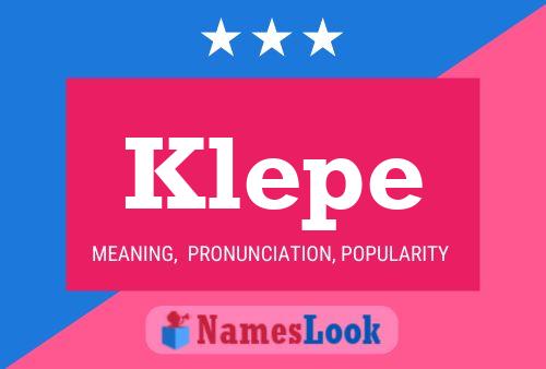 Klepe Name Poster