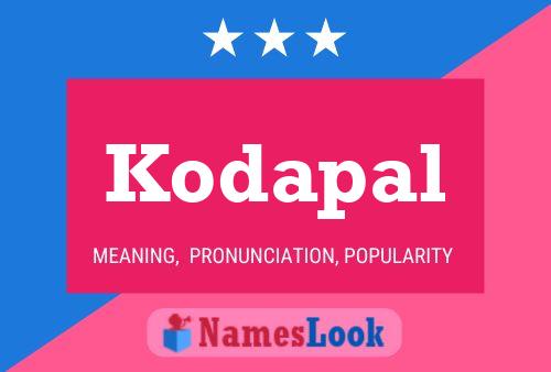 Kodapal Name Poster