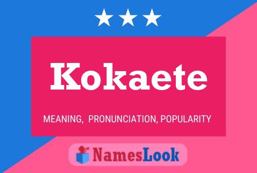 Kokaete Name Poster