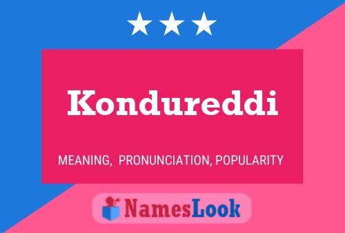 Kondureddi Name Poster