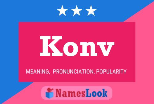 Konv Name Poster