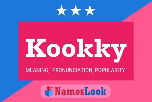 Kookky Name Poster