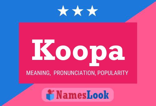 Koopa Name Poster