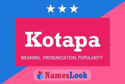 Kotapa Name Poster