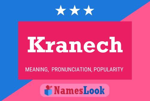 Kranech Name Poster