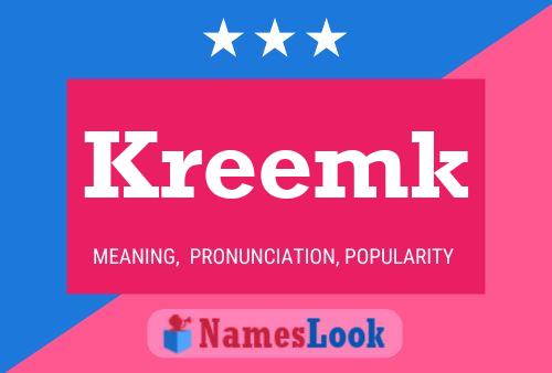 Kreemk Name Poster