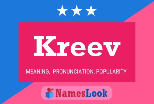 Kreev Name Poster