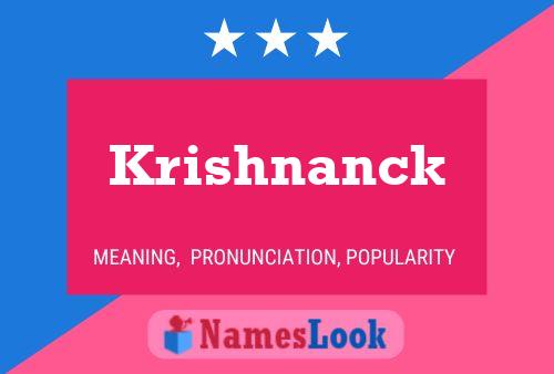 Krishnanck Name Poster