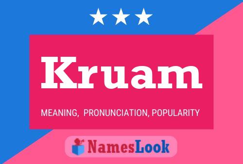 Kruam Name Poster