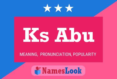 Ks Abu Name Poster