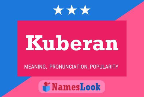 Kuberan Name Poster