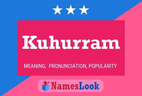 Kuhurram Name Poster