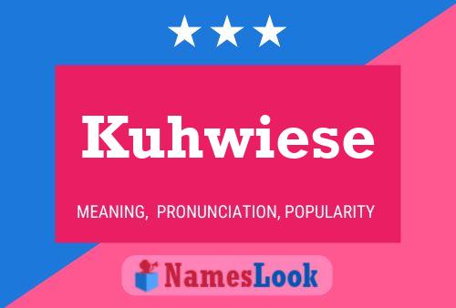 Kuhwiese Name Poster