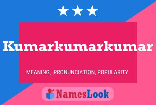 Kumarkumarkumar Name Poster