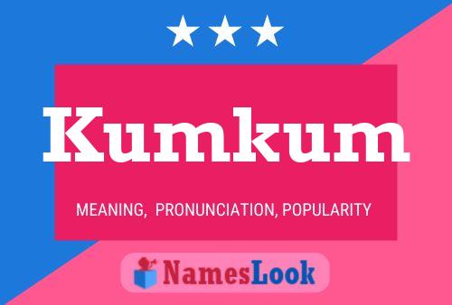 Kumkum Name Poster