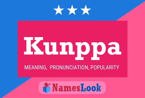 Kunppa Name Poster