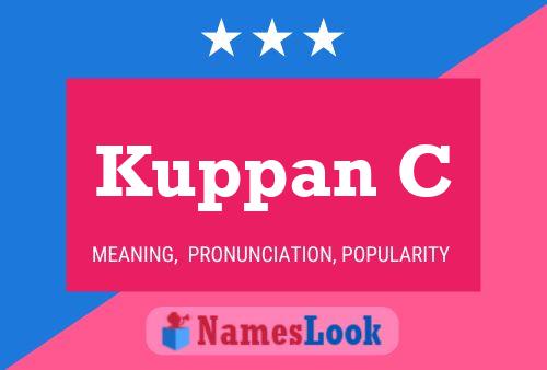 Kuppan C Name Poster