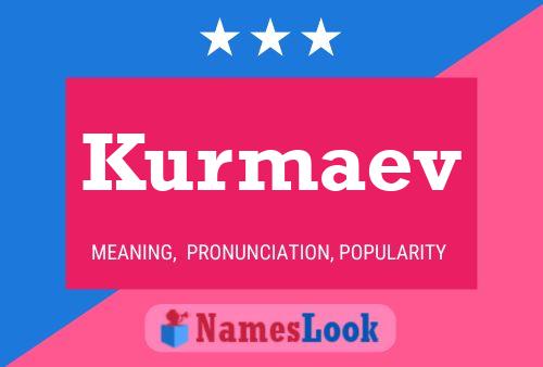 Kurmaev Name Poster