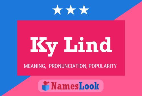 Ky Lind Name Poster