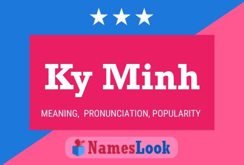 Ky Minh Name Poster