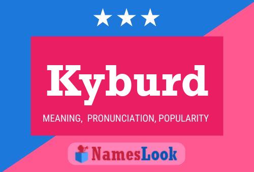 Kyburd Name Poster