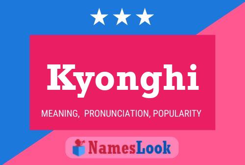 Kyonghi Name Poster