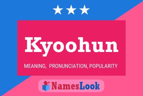 Kyoohun Name Poster