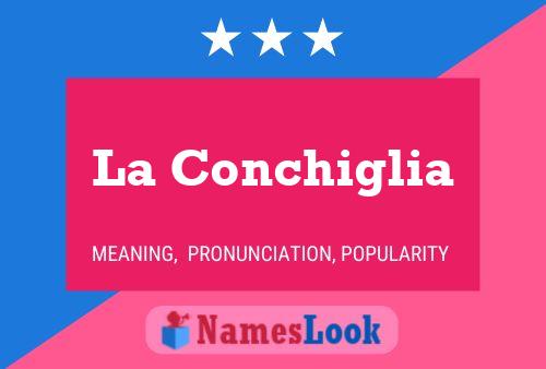 La Conchiglia Name Poster