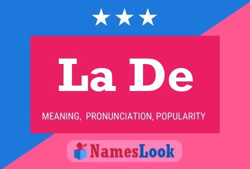 La De Name Poster