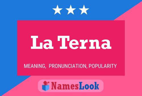 La Terna Name Poster