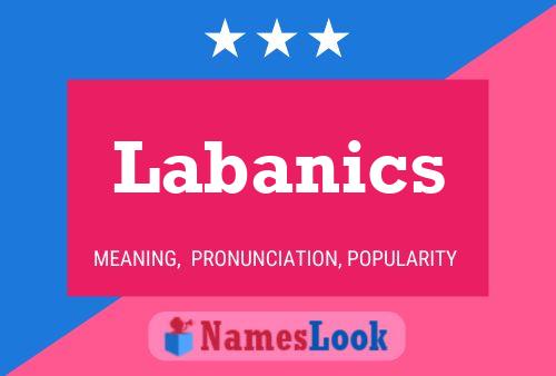 Labanics Name Poster